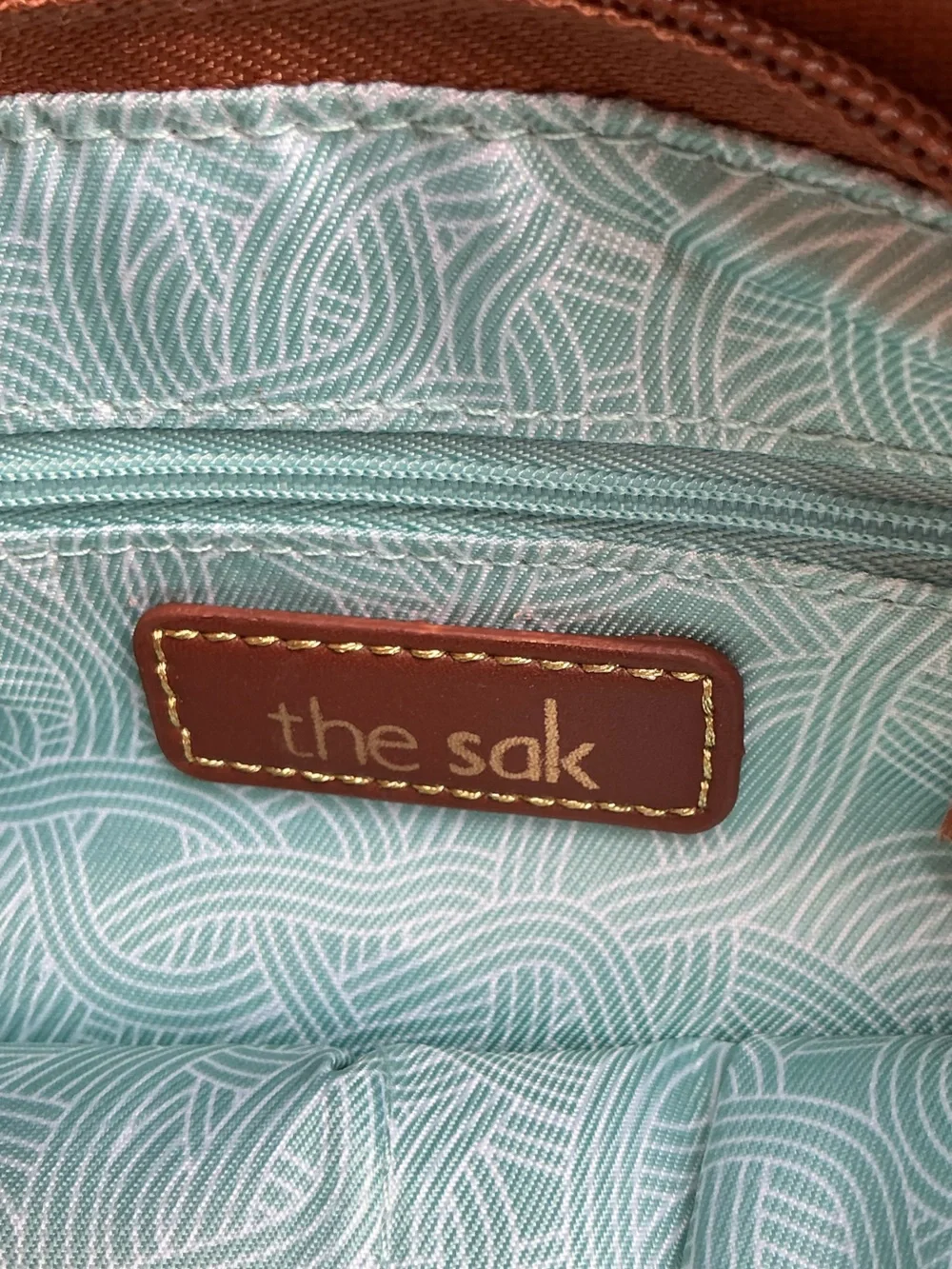 The Sak Leather Suede Patchwork Shoulder Bag -Tan, Beige, Olive & Pink